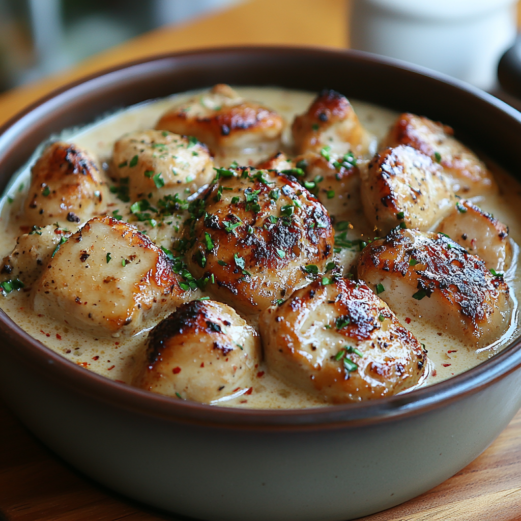 pechuga de pollo a la crema