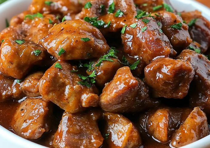 Mollejas de pollo en salsa, la receta tradicional de la abuela, sabrosa y barata