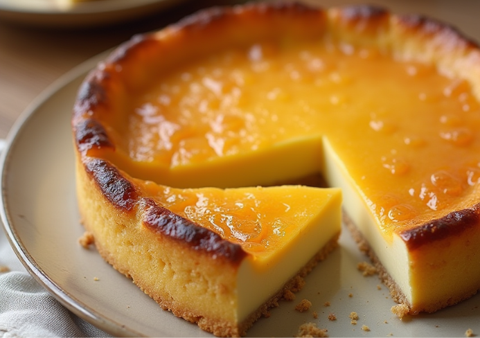 Tarta de queso de la viña en freidora de aire