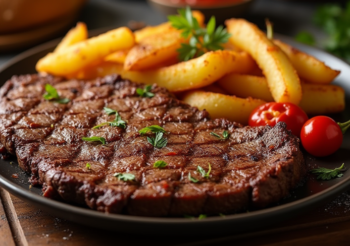 Filete con Patatas