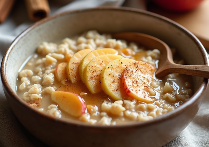 Avena con manzana