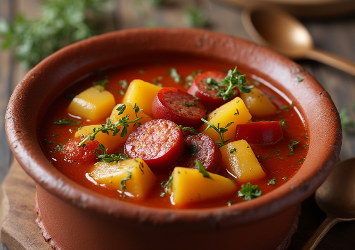 Patatas con Chorizo