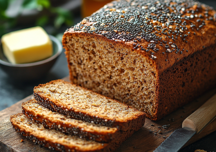 Pan de avena y chía