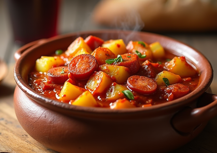 Patatas con Chorizo