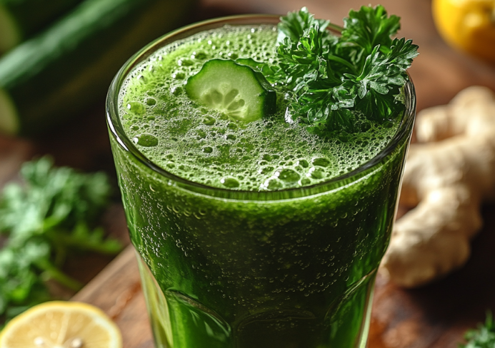 Jugo Verde Detox para la Tiroides