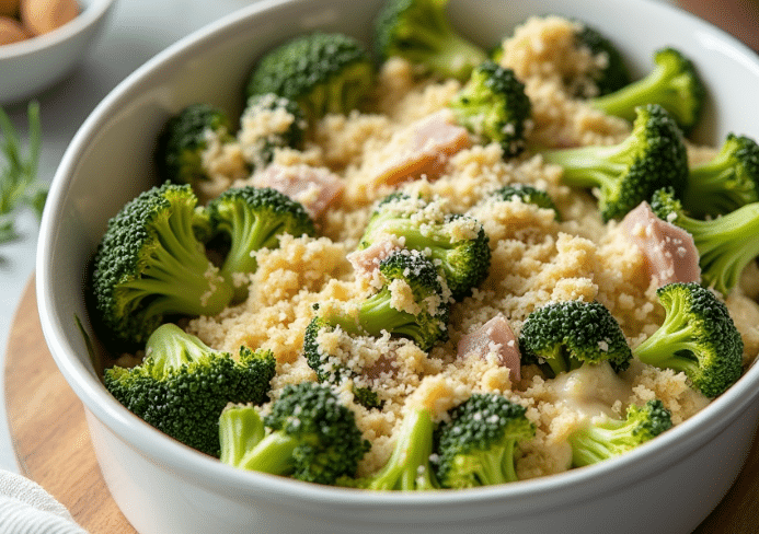 brócoli gratinado saludable