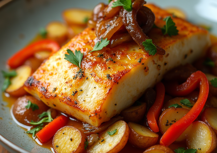 Bacalao al Horno con Patatas