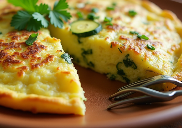 Tortilla de Calabacín: Sabrosa pero Ligera, Fácil y Rápida