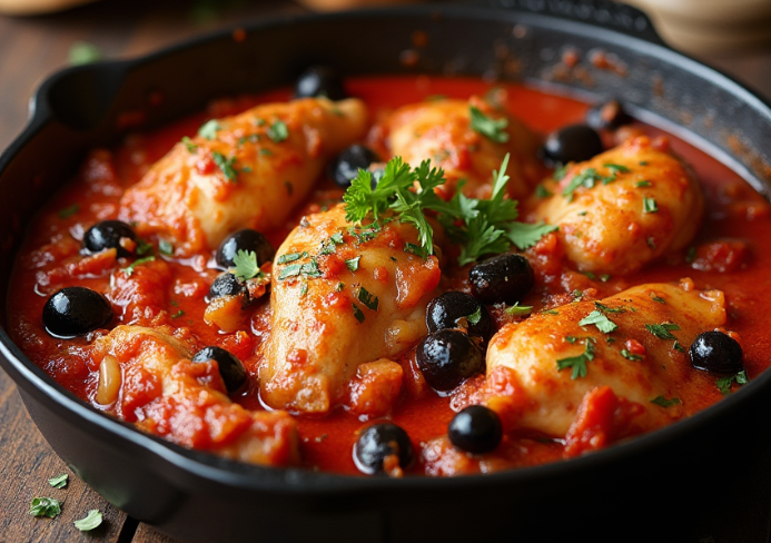 Pollo alla Cacciatora Auténtico: Receta Tradicional Italiana