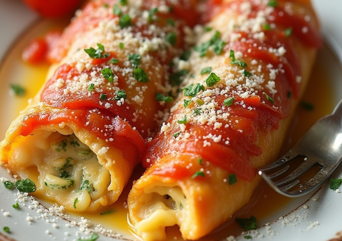 Canelones de Ricota y Espinacas