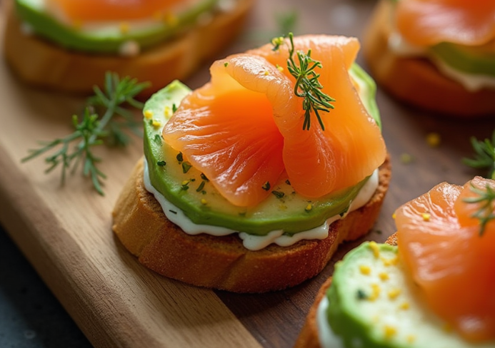 canapés fríos