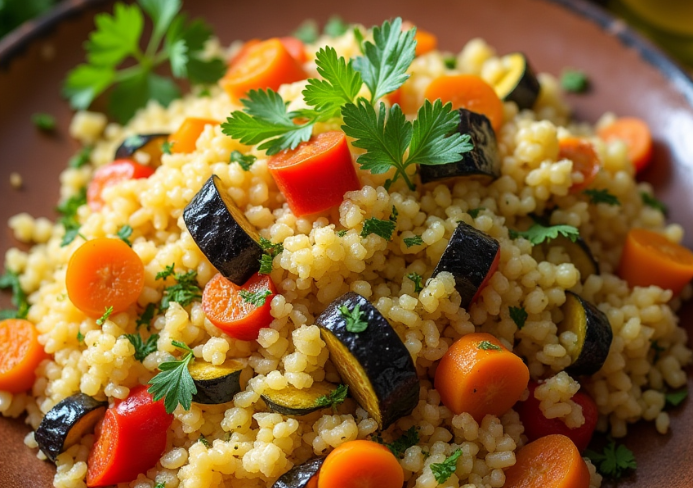cuscús con verduras
