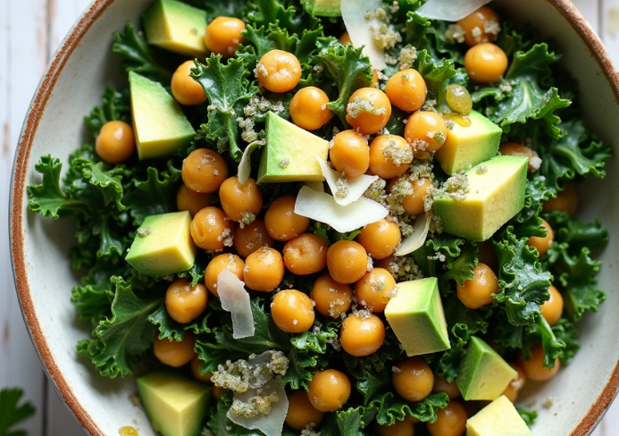ensalada de kale