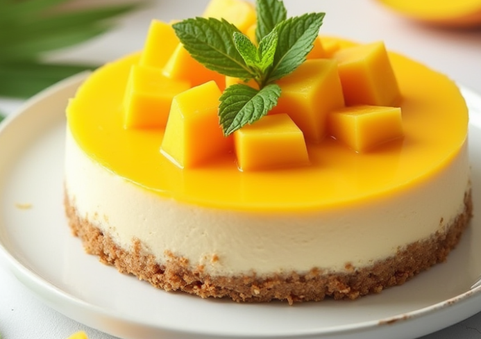 Receta De Cheesecake De Mango
