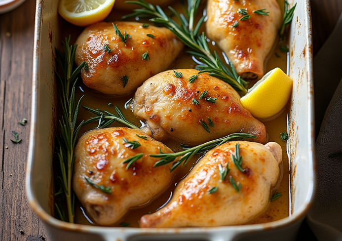 Pollo al Horno con Limón