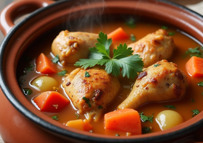 Pollo guisado