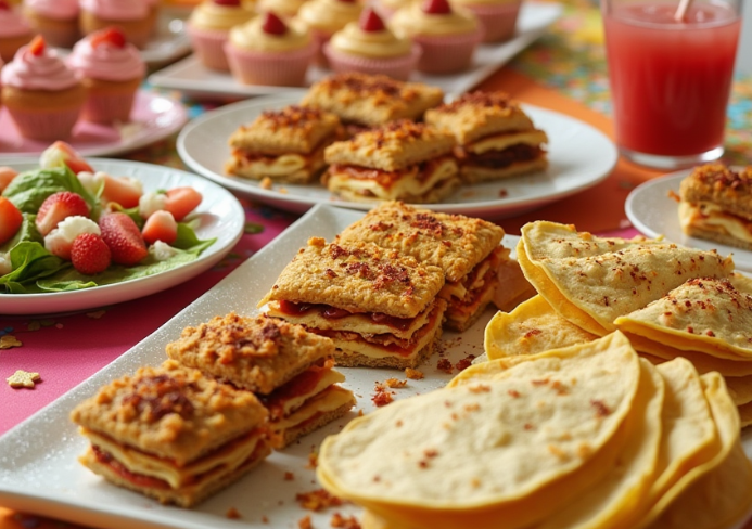 Comida para fiesta de cumpleaños