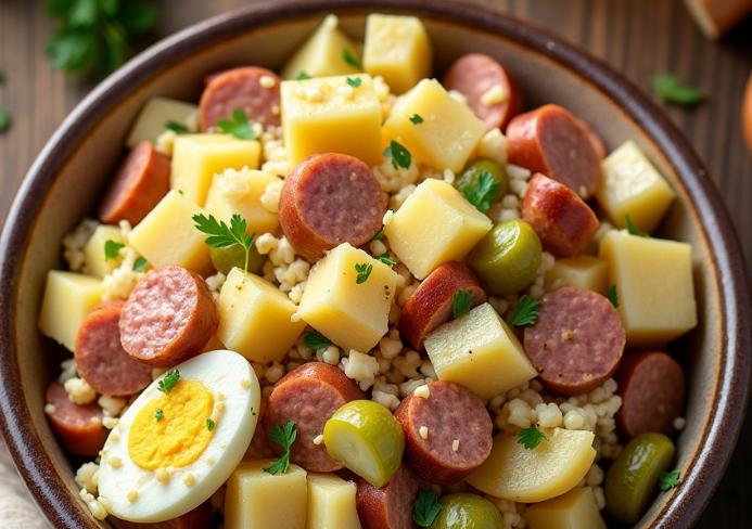 ensalada alemana de patatas