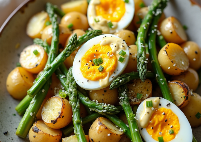 ensalada de patata y trigueros