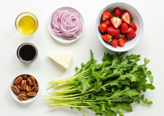 ensalada de fresas