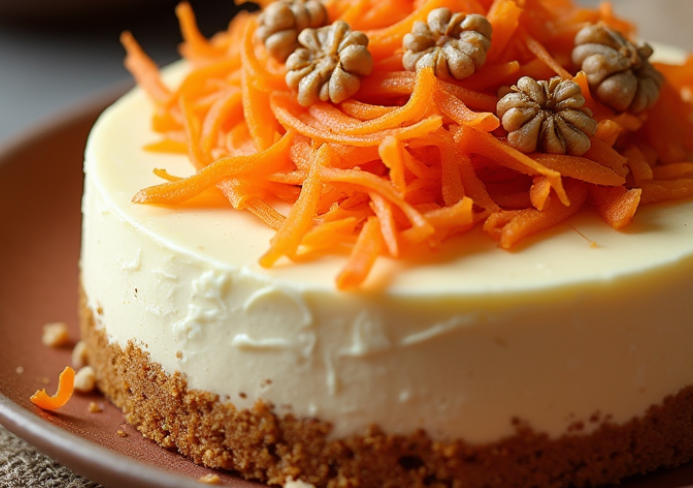 Tarta de Queso de Zanahoria