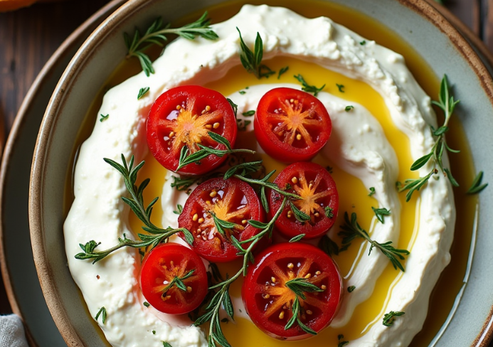 Whipped feta