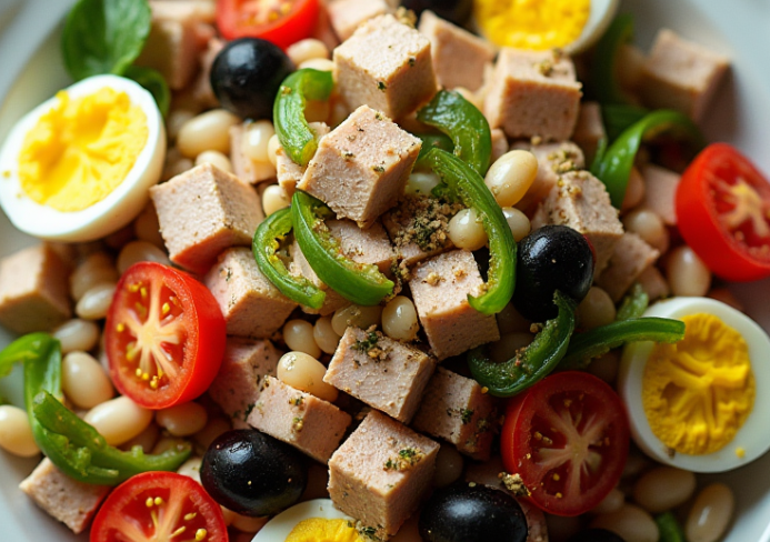ensalada de alubias