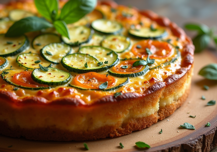 pastel de calabacín