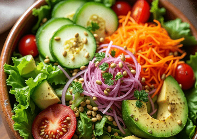 ensalada de vegetales