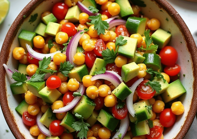 ensalada de garbanzos