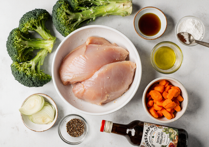 pollo con brócoli