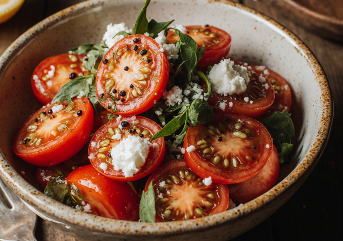 ensalada con tomate