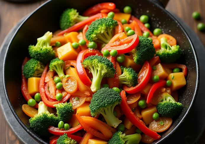Salteado de verduras