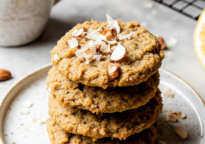 Galletas Keto de Coco, Almendra y Limón: ¡Crujientes