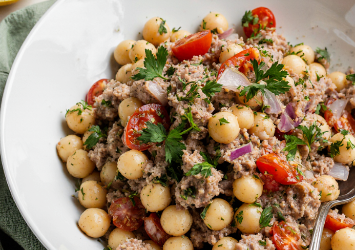 ensalada de garbanzos