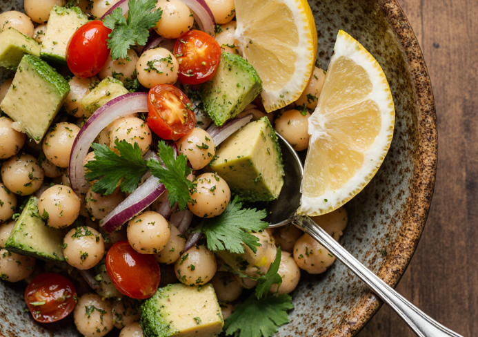 ensalada de garbanzos