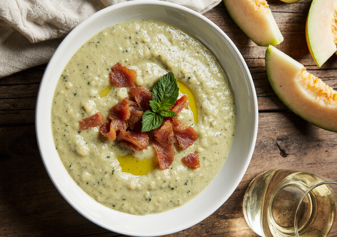 gazpacho de melón