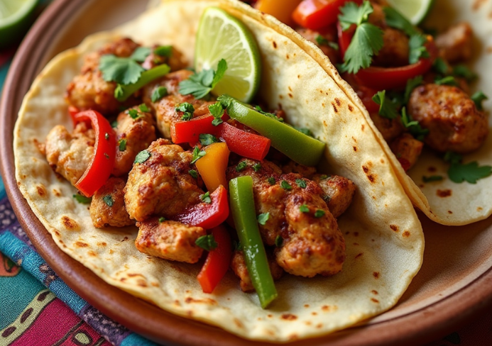 fajitas de pollo