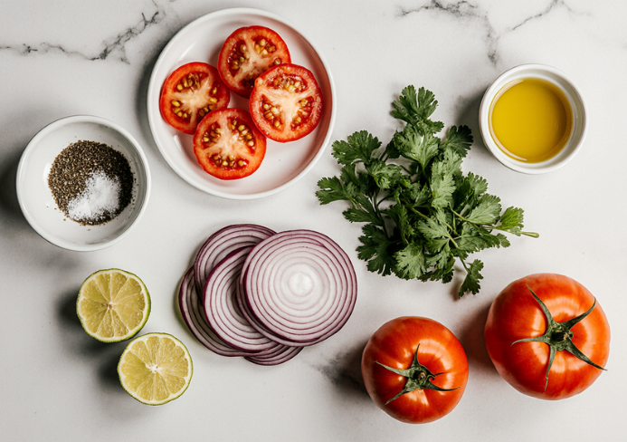 curtido de tomate y cebolla