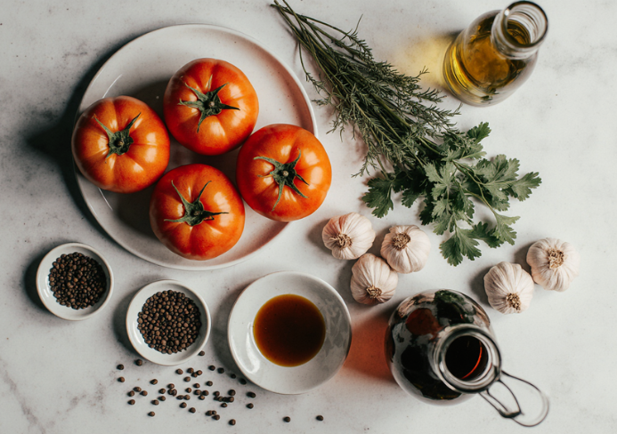 tomates aliñaos