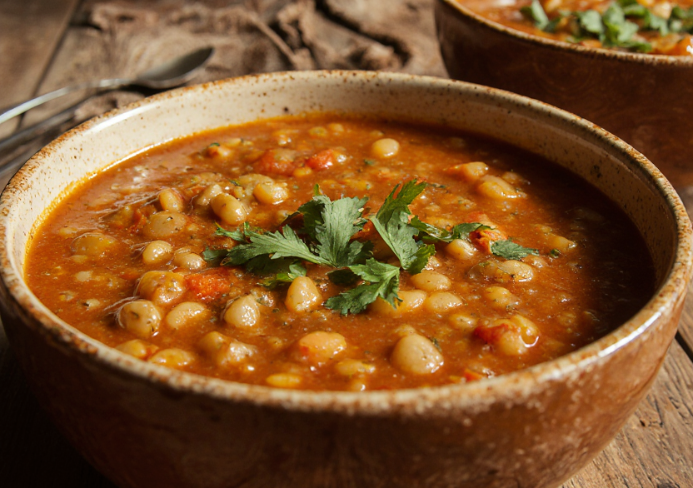 sopa de lentejas