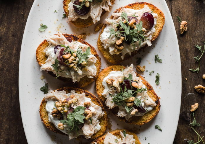 crostini de pollo
