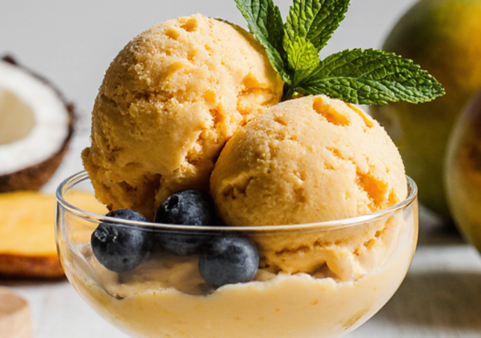 helado de mango