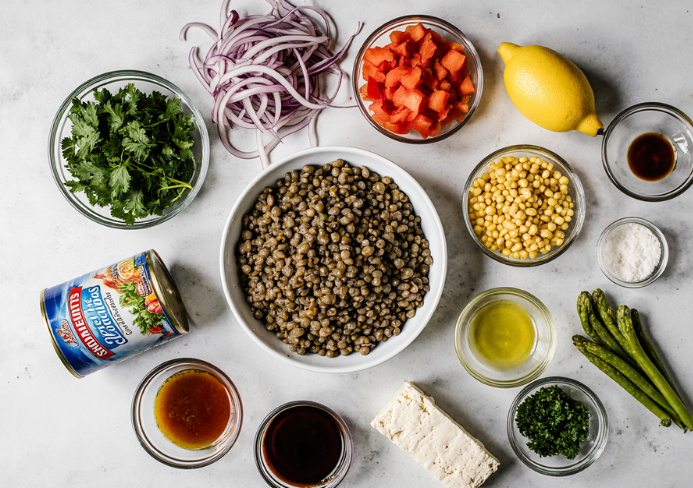 ensalada de lentejas
