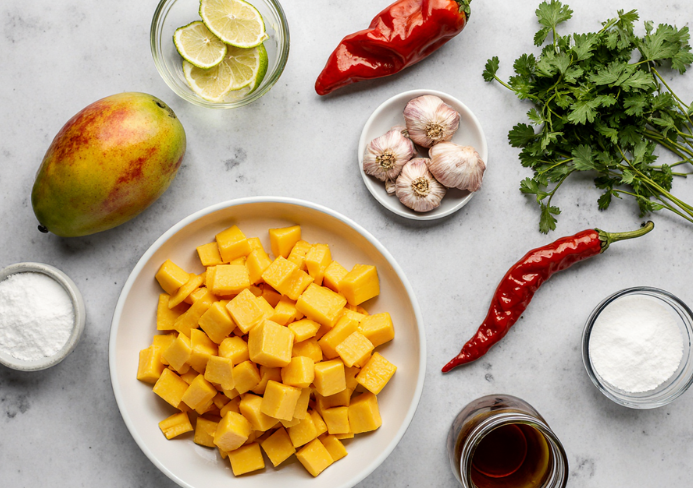 salsa de mango picante