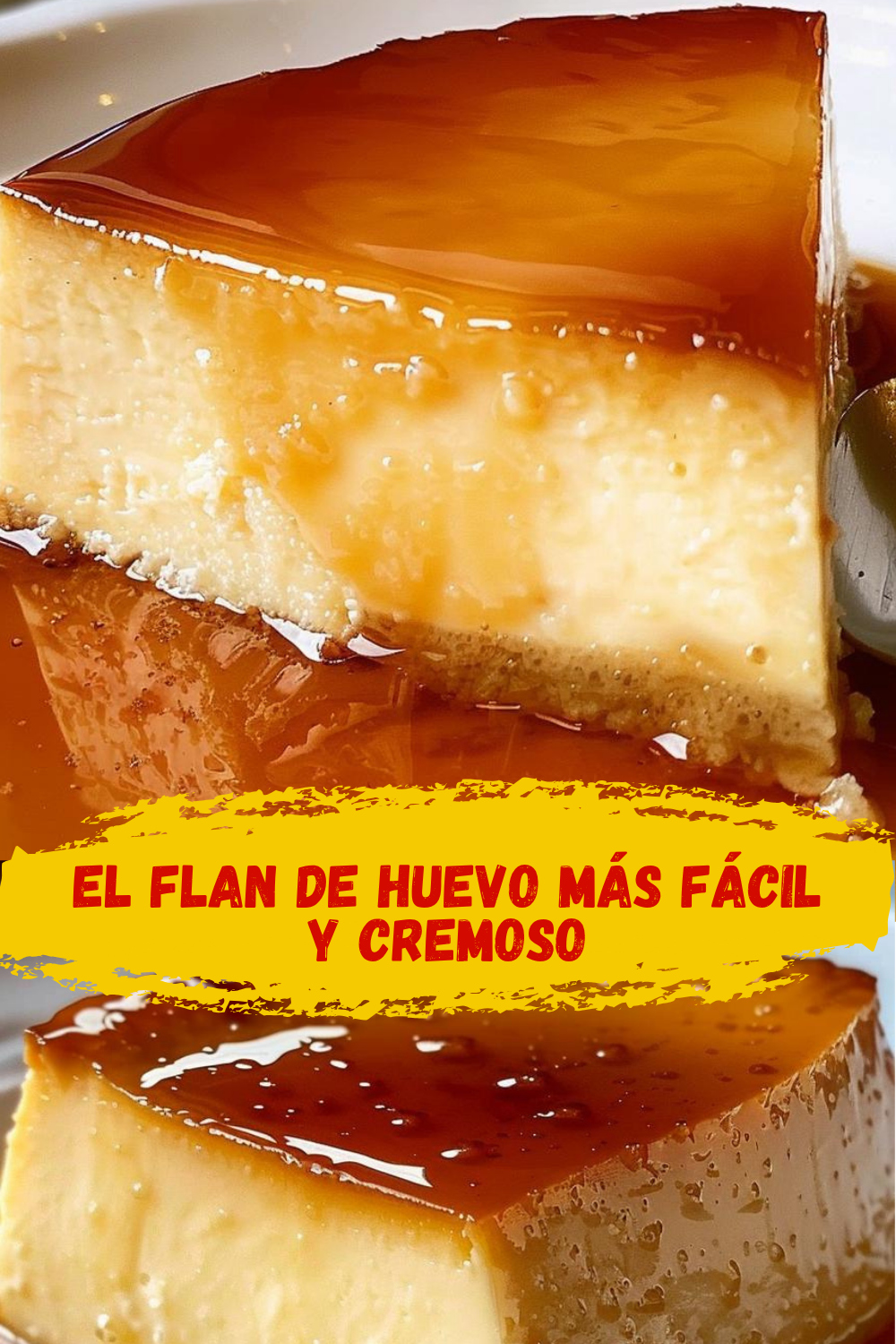Postre rápido de flan de huevo Postre Flan de Huevo, Sin Horno y Con Sólo 3 Ingredientes