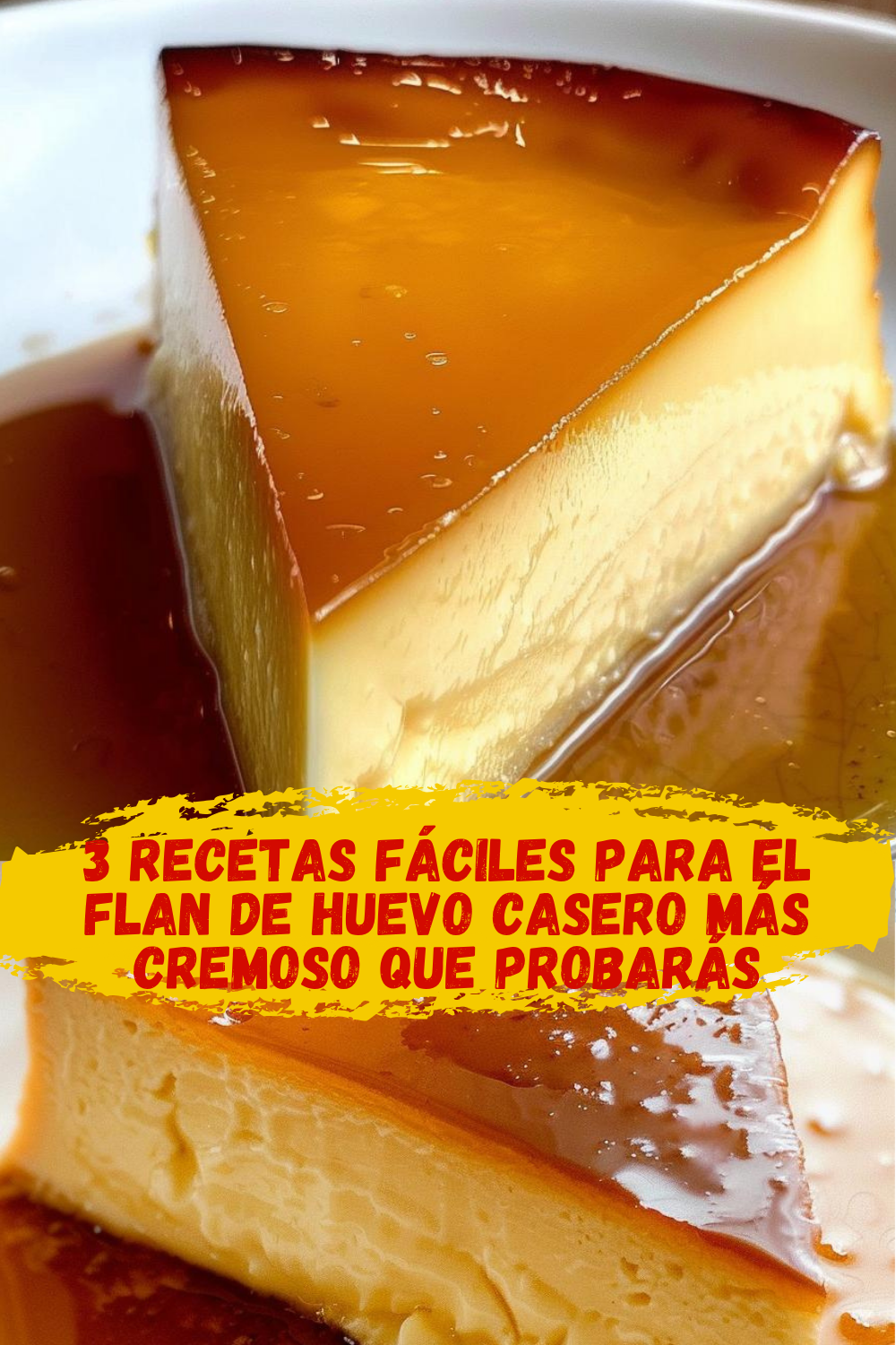 Recetas de flan casero de huevo con fresas