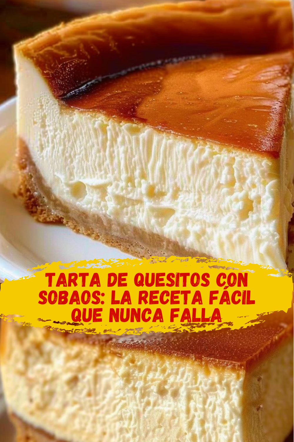 tarta de quesitos con sobaos sin hornear