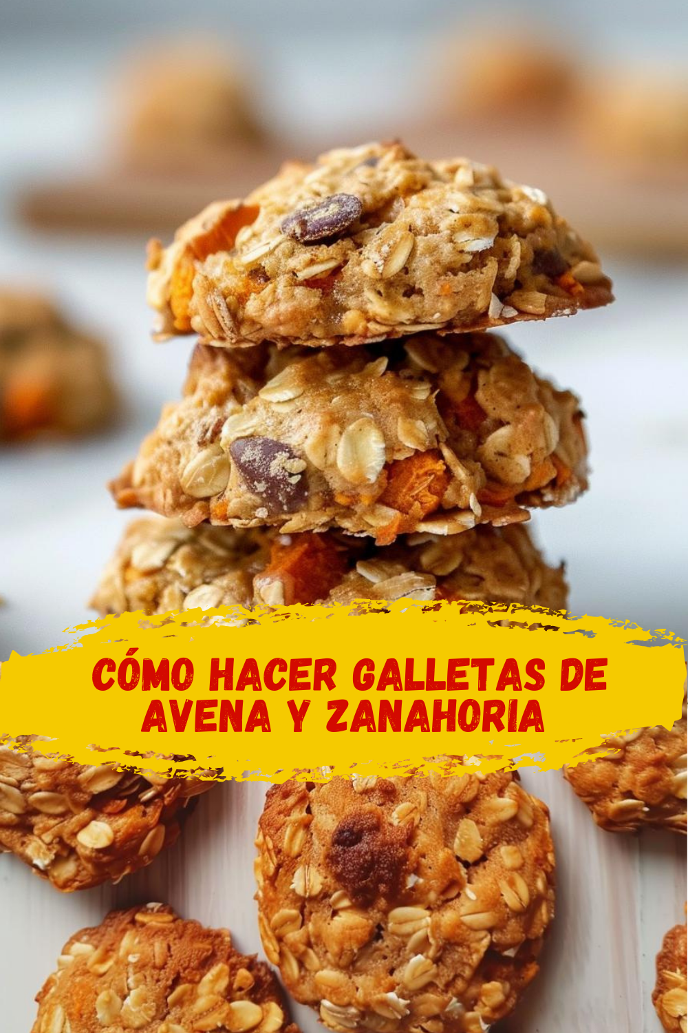 Galletas de avena caseras con zanahorias, Dulce Natural