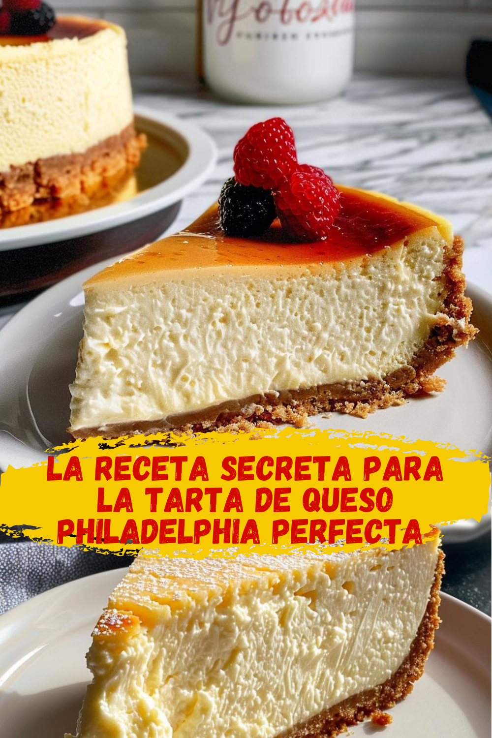 Preparación Tarta Philadelphia Tarta de Queso Philadelphia en proceso de preparación